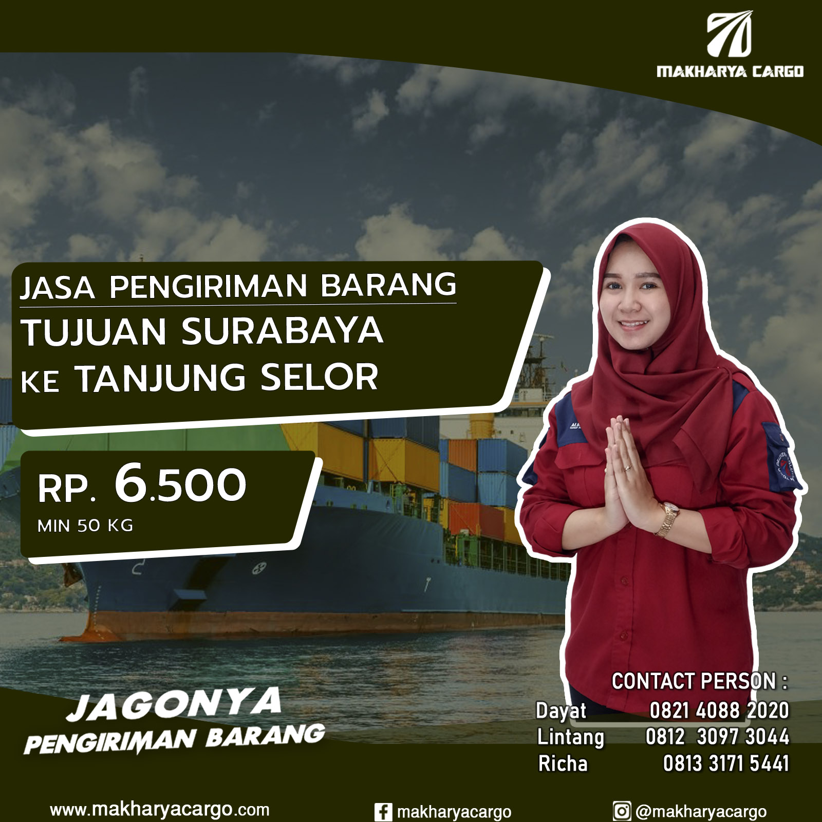 Jasa Pengiriman Surabaya Tanjung Selor