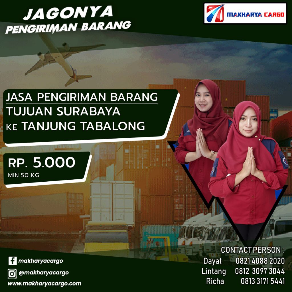 Jasa Pengiriman Surabaya Tanjung Tabalong