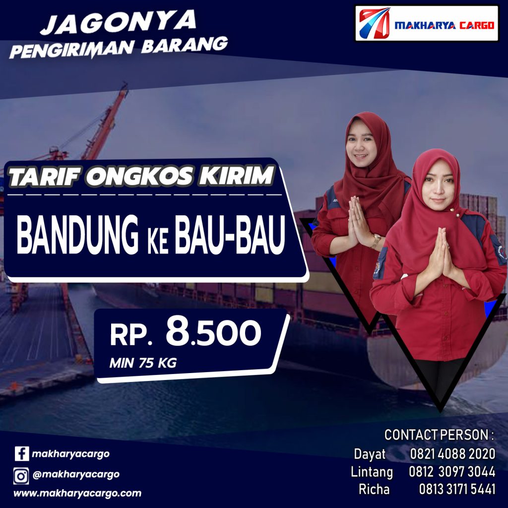 Tarif Ongkos Kirim Bandung Bau-Bau