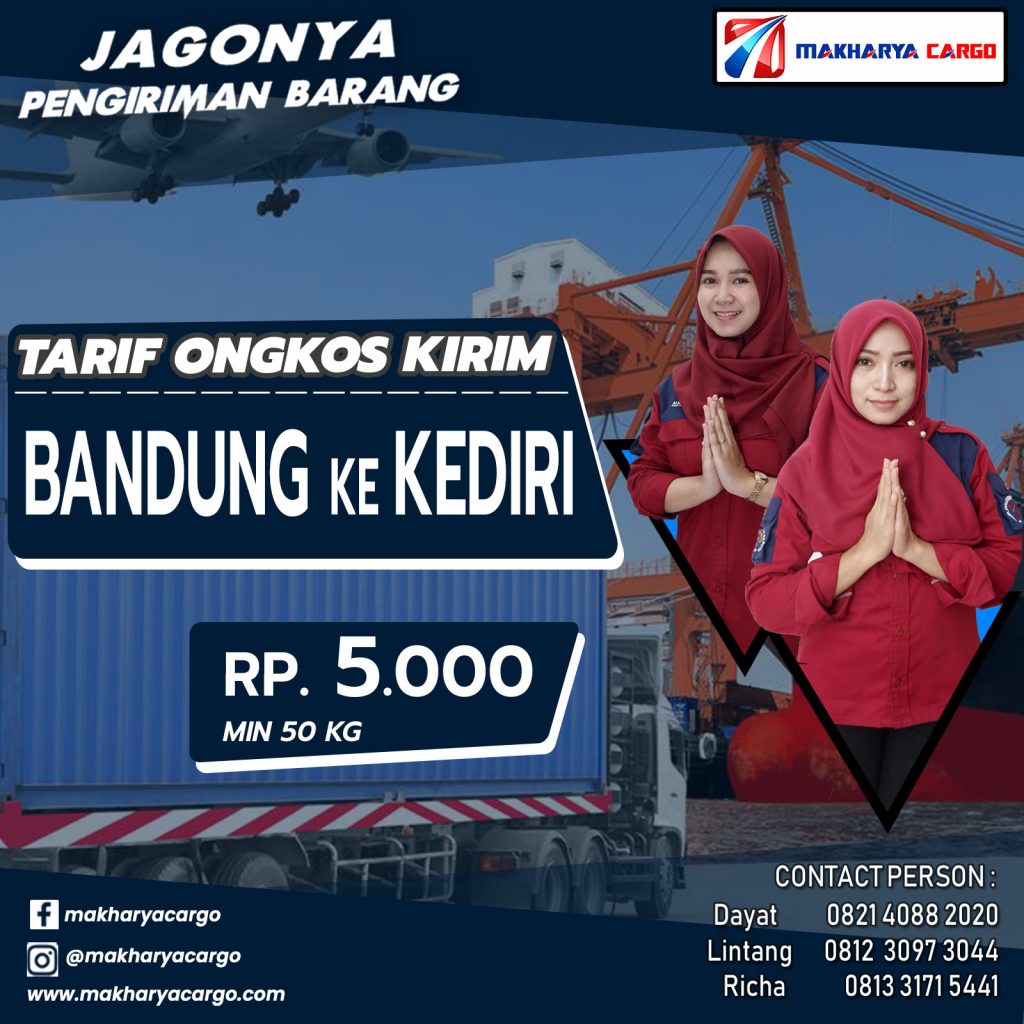 Tarif Ongkos Kirim Bandung Kediri