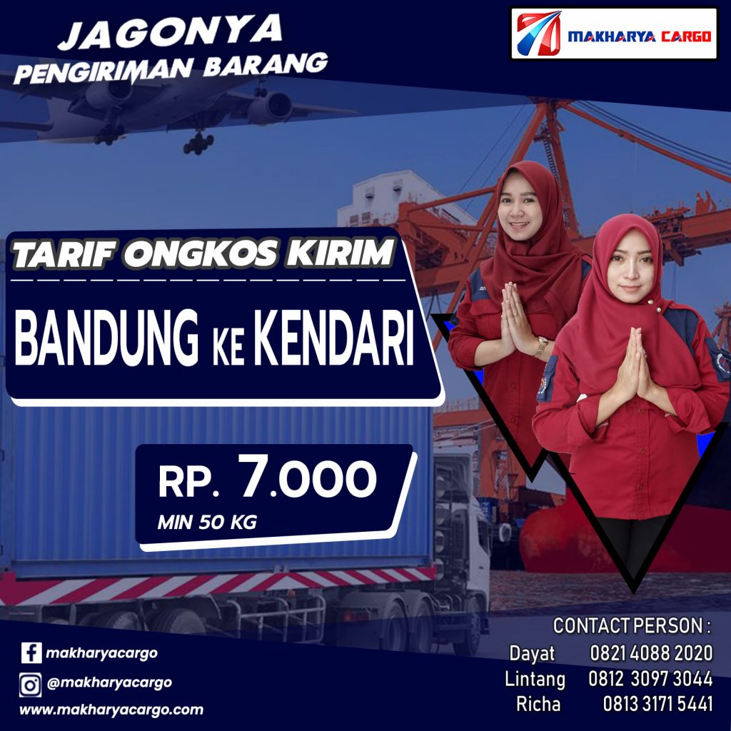 Tarif Ongkos Kirim Bandung Kendari