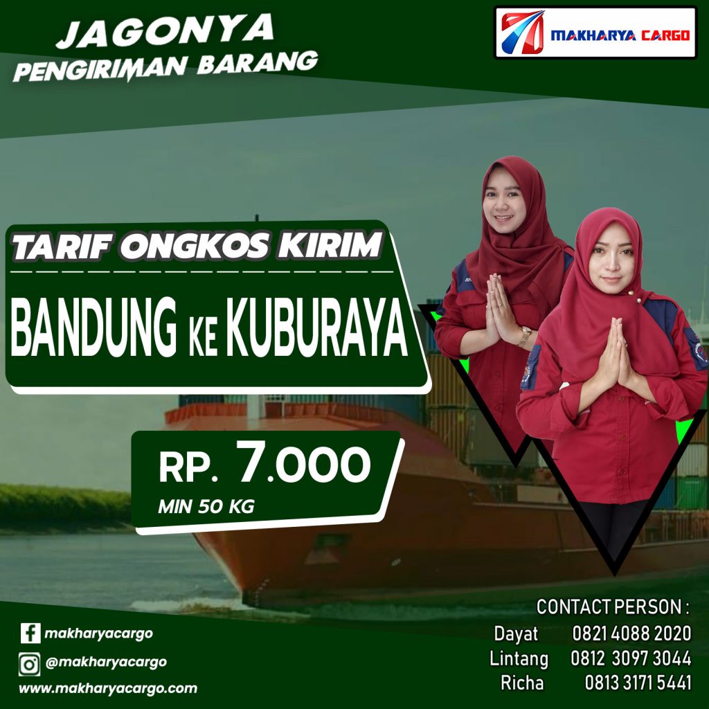 Tarif Ongkos Kirim Bandung Kuburaya