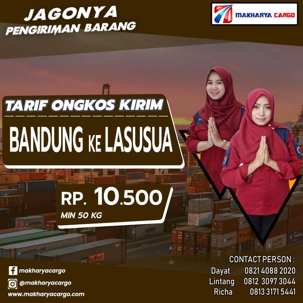 Tarif Ongkos Kirim Bandung Lasusua