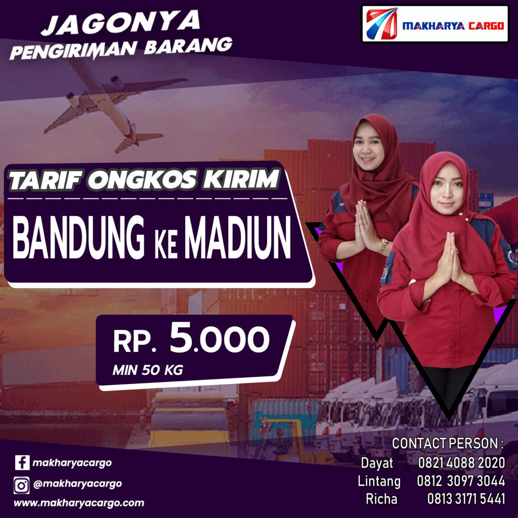 Tarif Ongkos Kirim Bandung Madiun