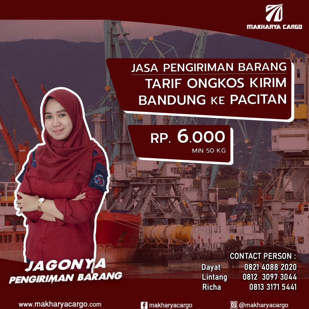 Tarif Ongkos Kirim Bandung Pacitan