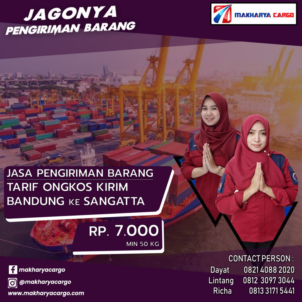 Tarif Ongkos Kirim Bandung Sangatta