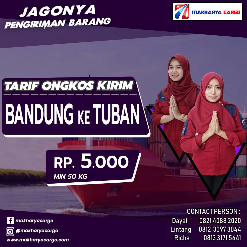 Tarif Ongkos Kirim Bandung Tuban