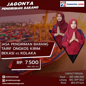Tarif Ongkos Kirim Bekasi Kolaka
