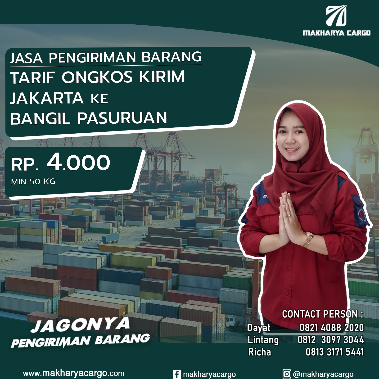 Tarif Ongkos Kirim Jakarta Bangil Pasuruan