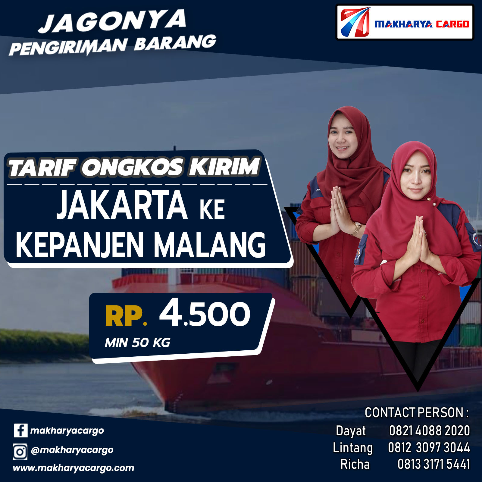 Tarif Ongkos Kirim Jakarta Kepanjen Malang