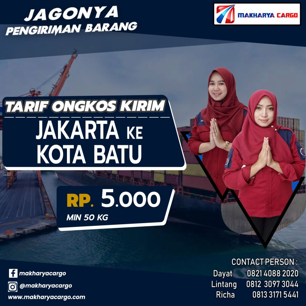 Tarif Ongkos Kirim Jakarta Kota Batu