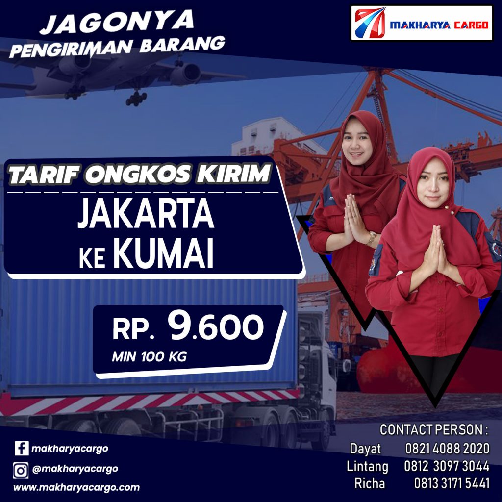 Tarif Ongkos Kirim Jakarta Kumai