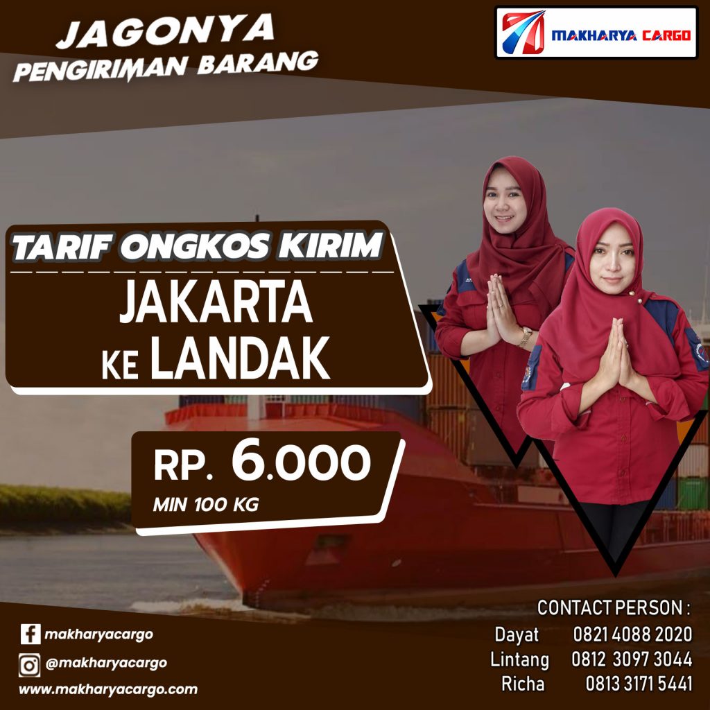 Tarif Ongkos Kirim Jakarta Landak