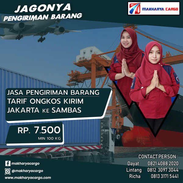 Tarif Ongkos Kirim Jakarta Sambas