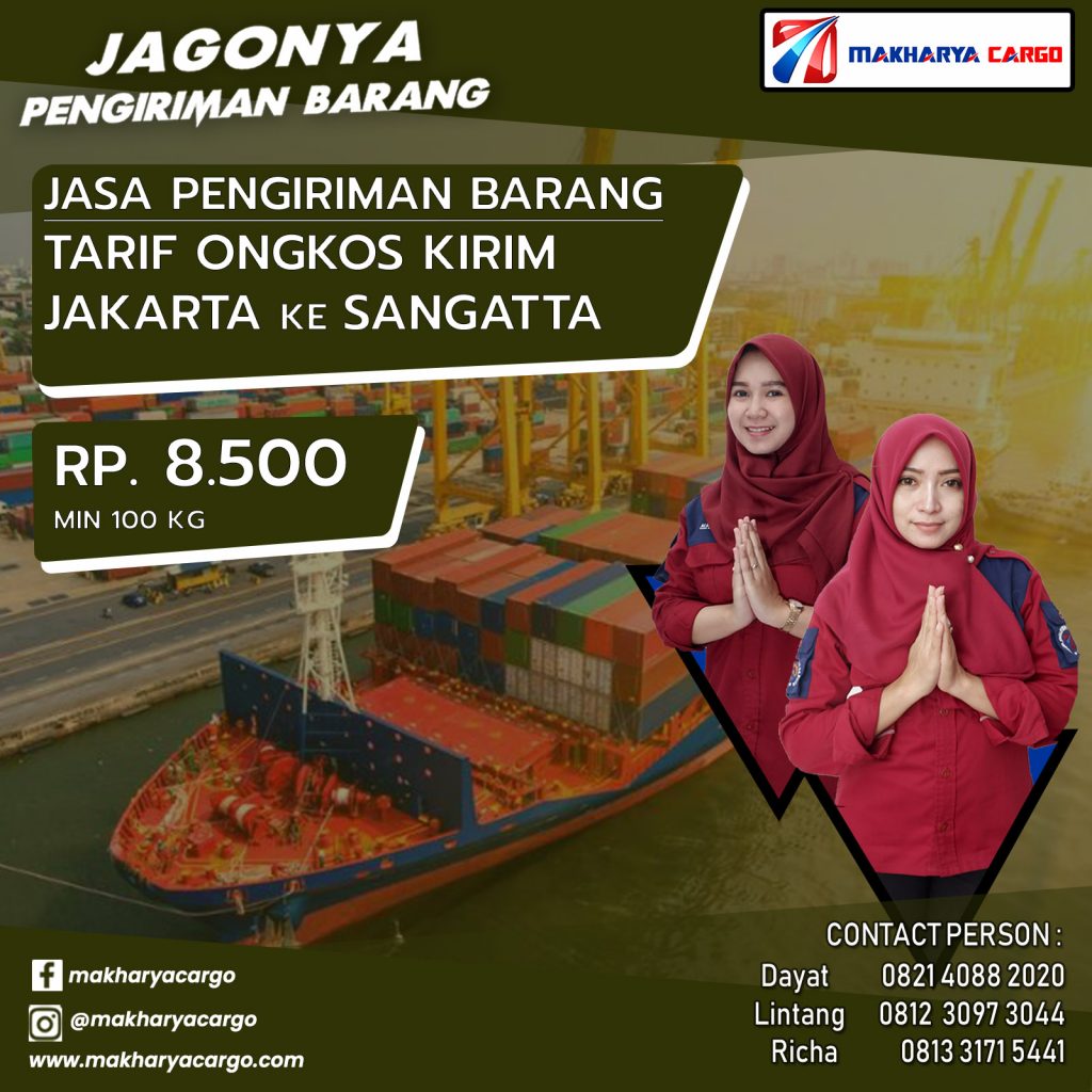 Tarif Ongkos Kirim Jakarta Sangatta