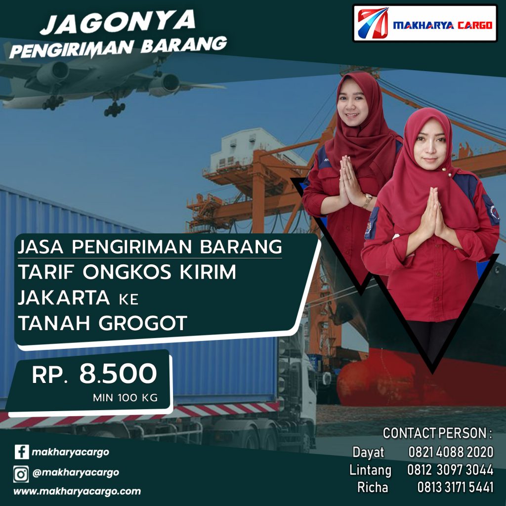 Tarif Ongkos Kirim Jakarta Tanah Grogot