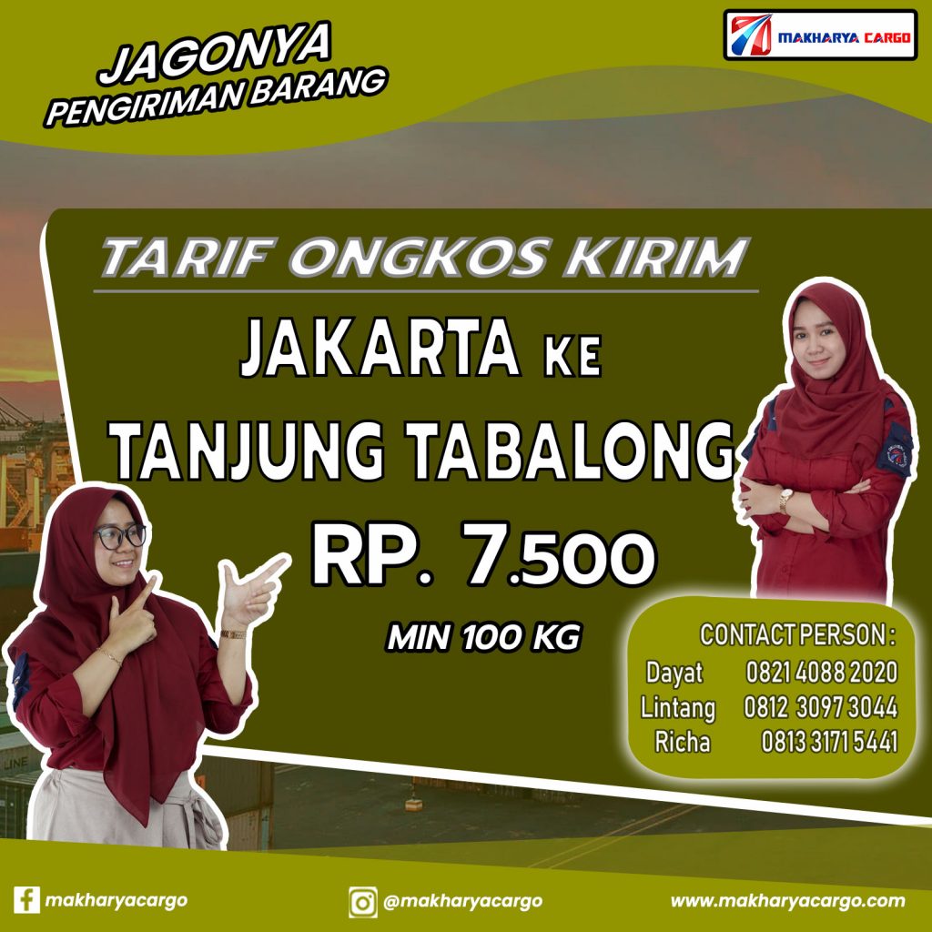 Tarif Jakarta Tanjung Tabalong