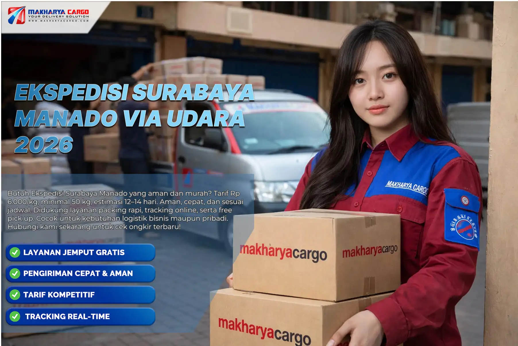 Ekspedisi Surabaya Manado via Udara