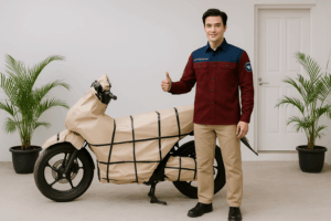 pengiriman motor dengan layanan door to door