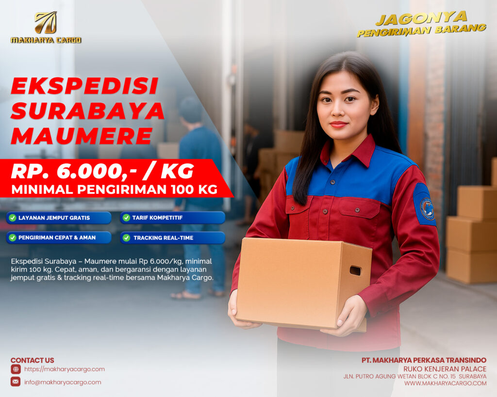 Ekspedisi Surabaya Maumere dari MAKHARYA CARGO