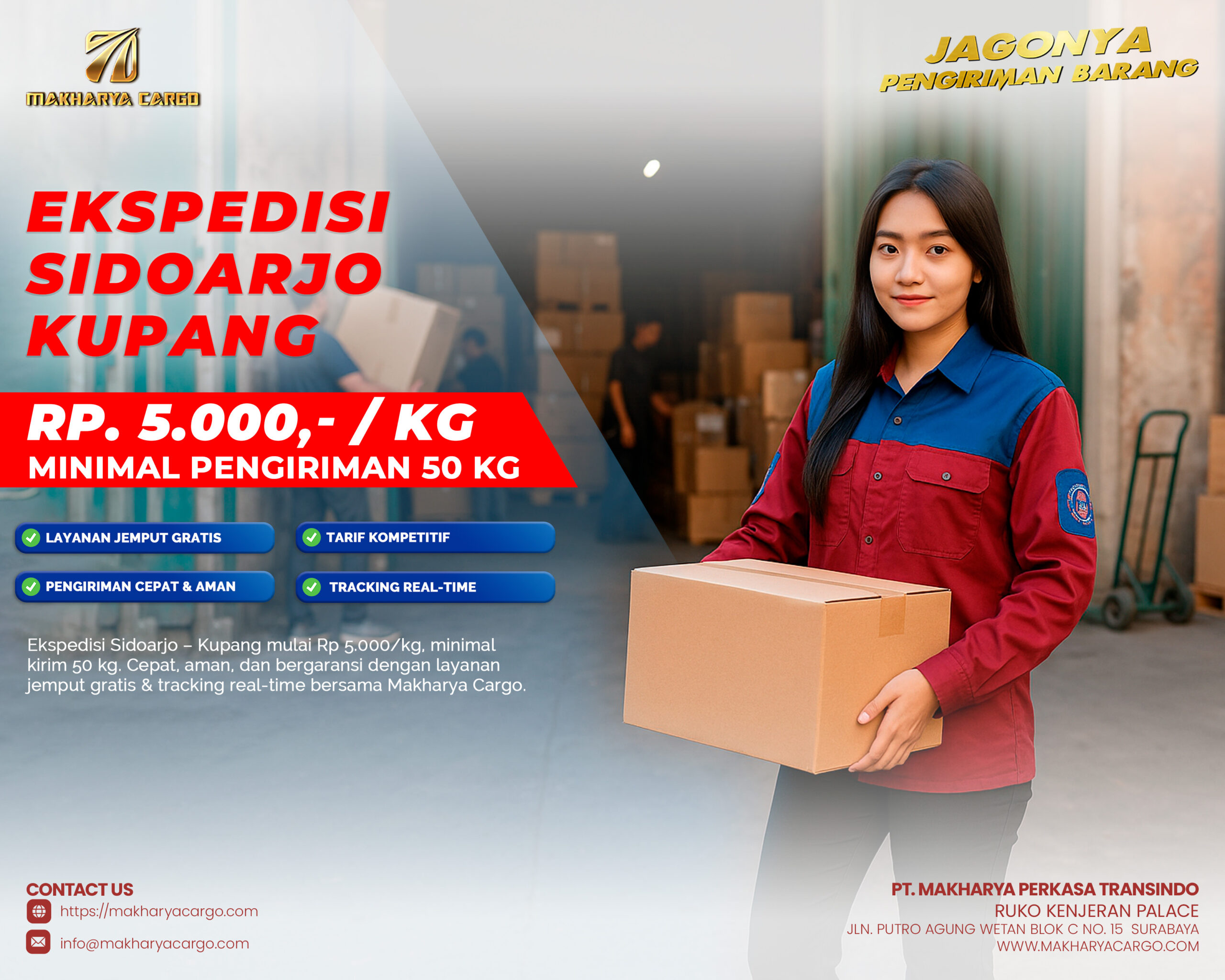 Ekspedisi Sidoarjo Kupang