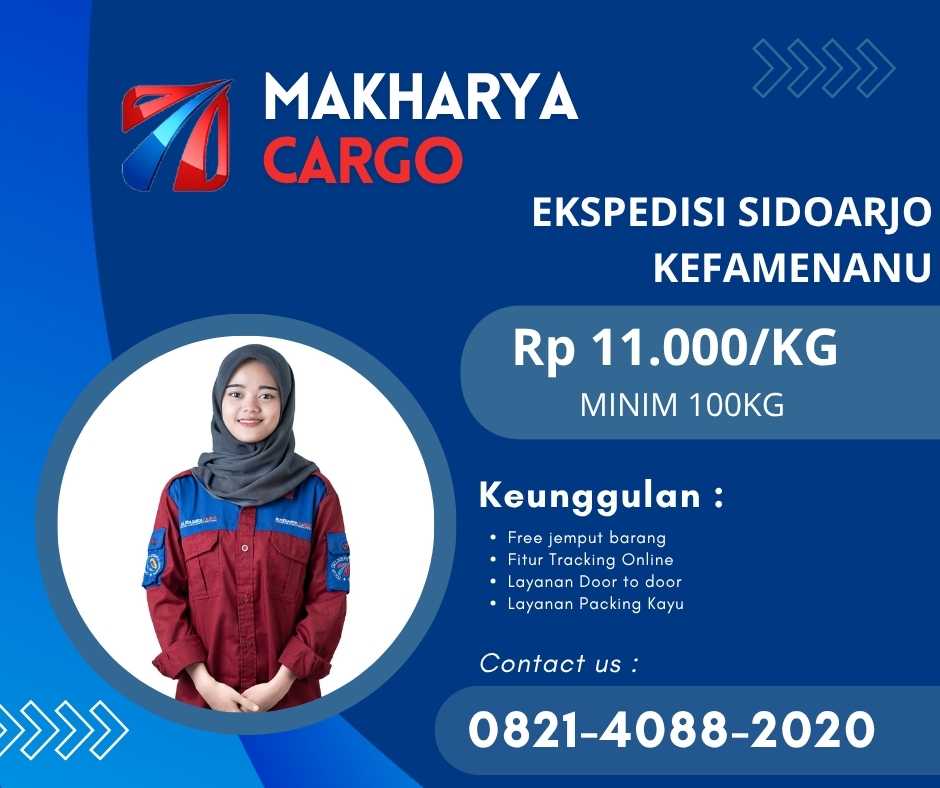 layanan jasa ekspedisi sidoarjo kefamenanu