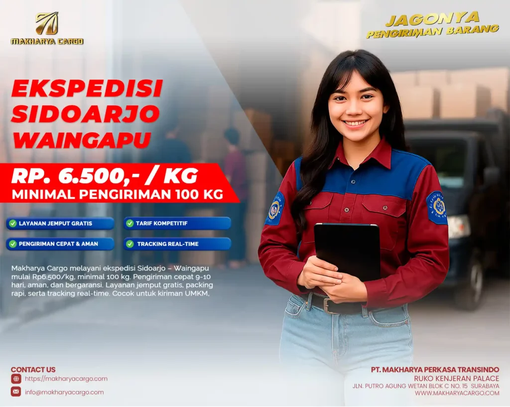 ekspedisi sidoarjo waingapu by MAKHARYA CARGO