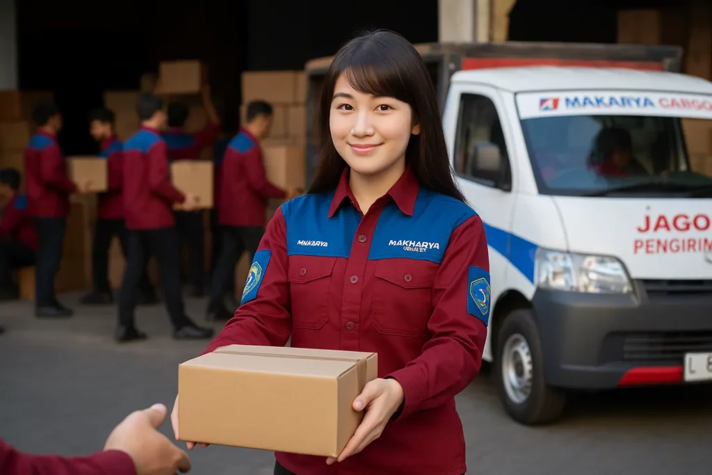 layanan door to door jasa pengiriman barang makharya cargo
