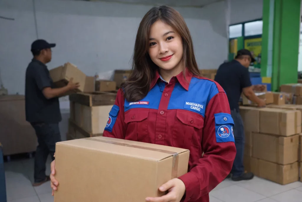 pengiriman material proyek ke Masamba