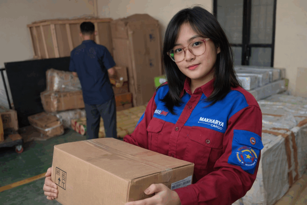 pengiriman mesin dari ekspedisi Semarang Polewali