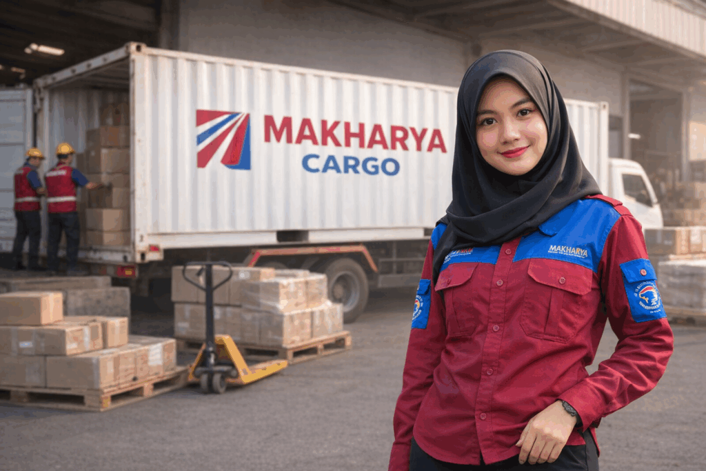 proses pengiriman barang via kapal dari ekspedisi semarang bombana