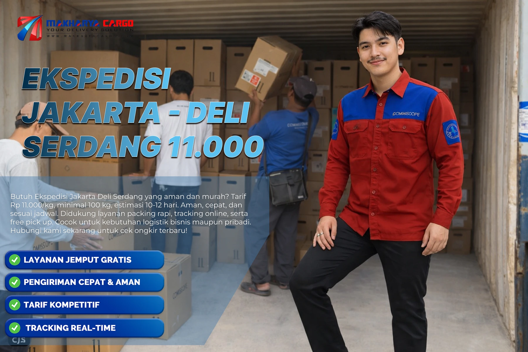 ekspedisi jakarta deli serdang terbaik 2025