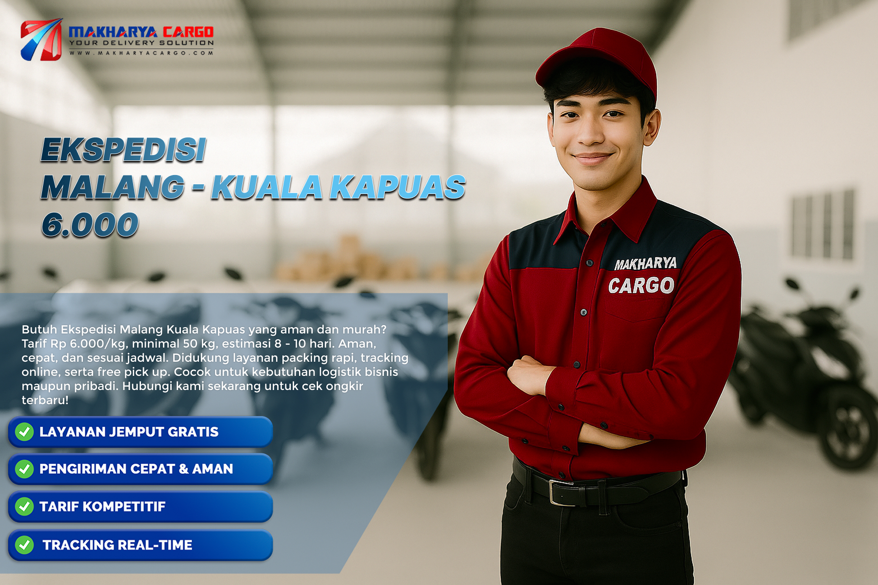 ekspedisi malang kuala kapuas