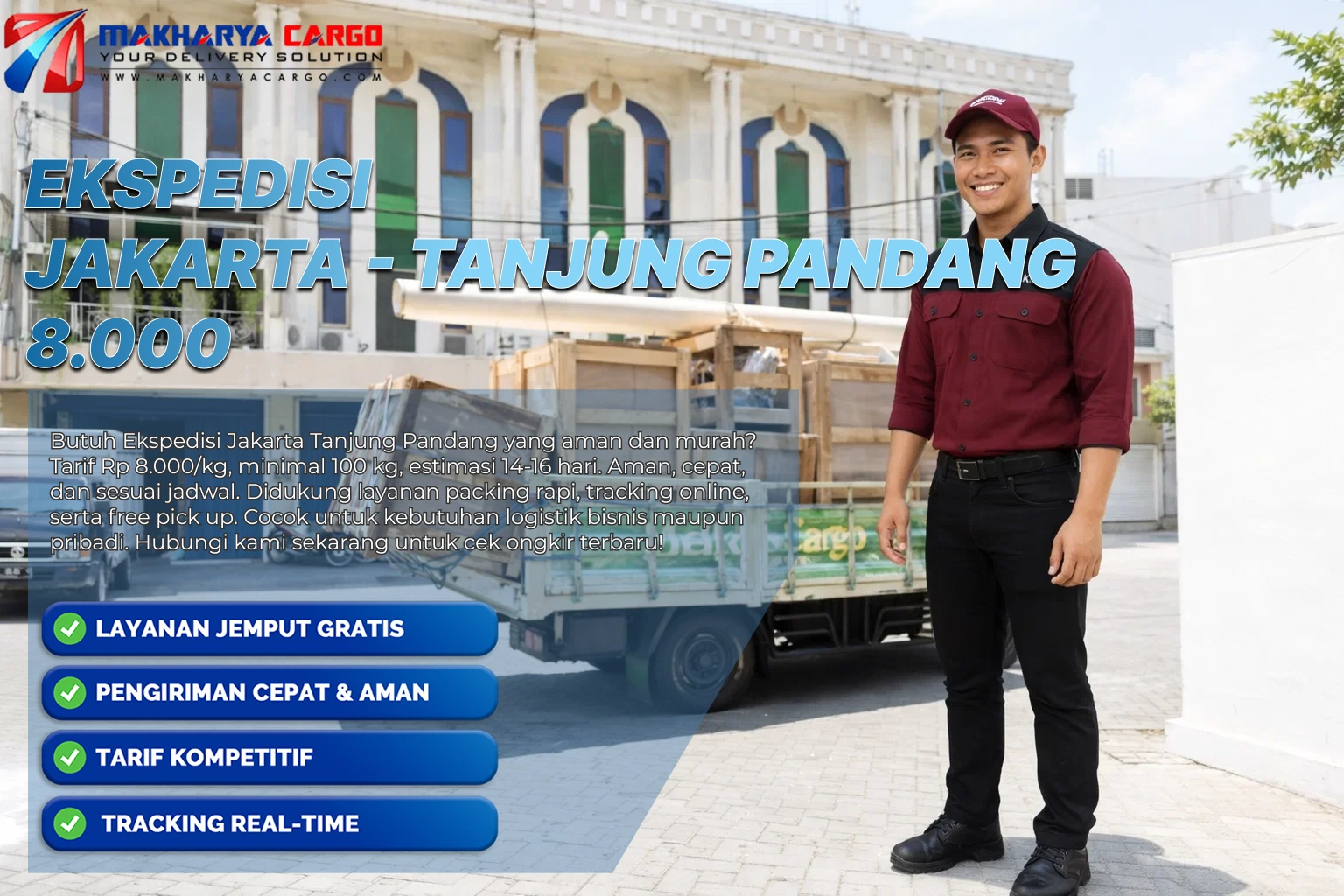 gambar ekspedisi jakarta tanjung pandang