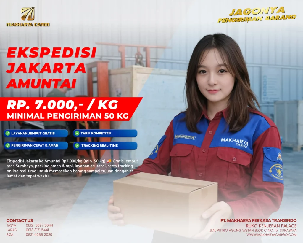 jasa ekspedisi jakarta terbaik MAKHARYA CARGO