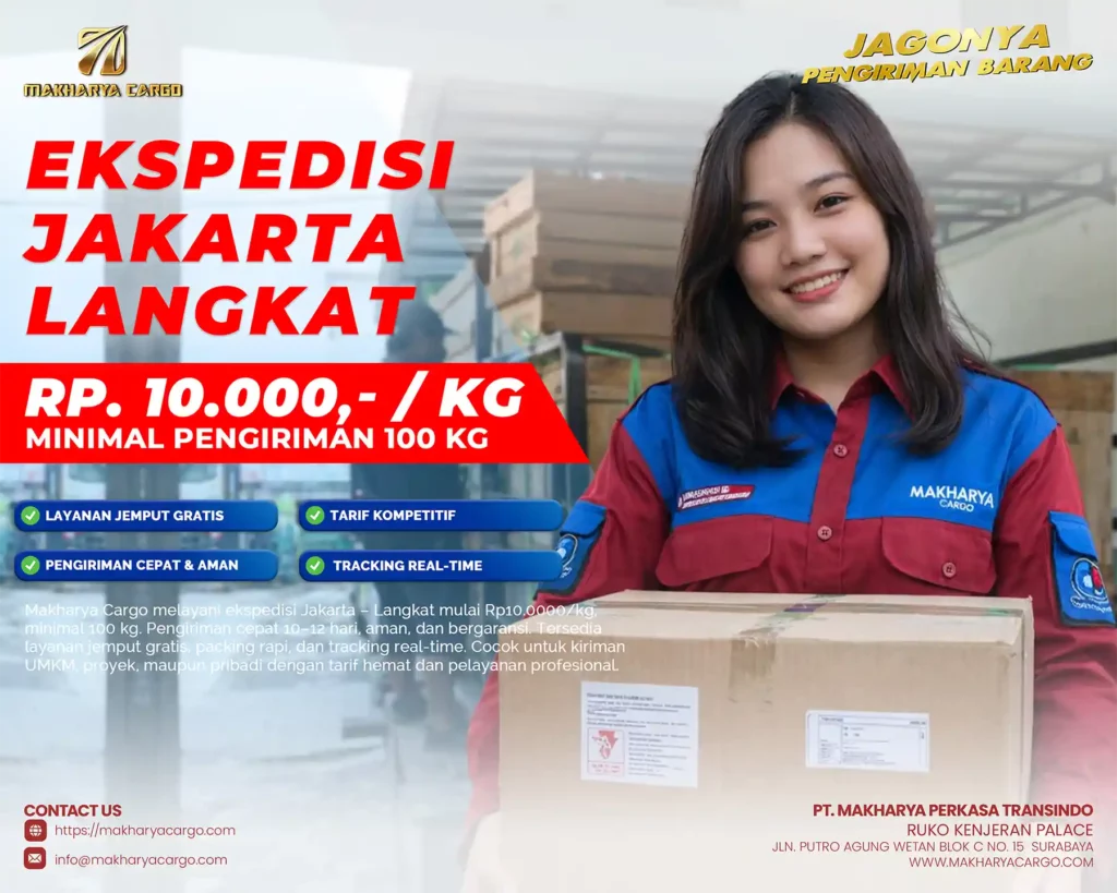 jasa pengiriman barang terbaik dari jakarta bersama makharya cargo