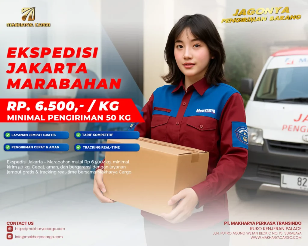 jasa pengiriman ke marabahan terbaik makharya cargo