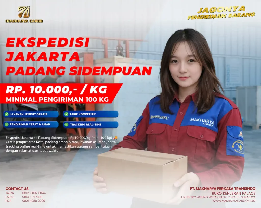 jasa pengiriman barang terbaik bersama makharya cargo