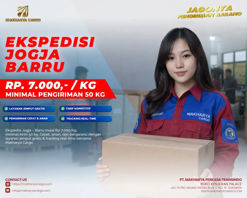 jasa pengiriman barang terbaik dari jakarta bersama makharya cargo
