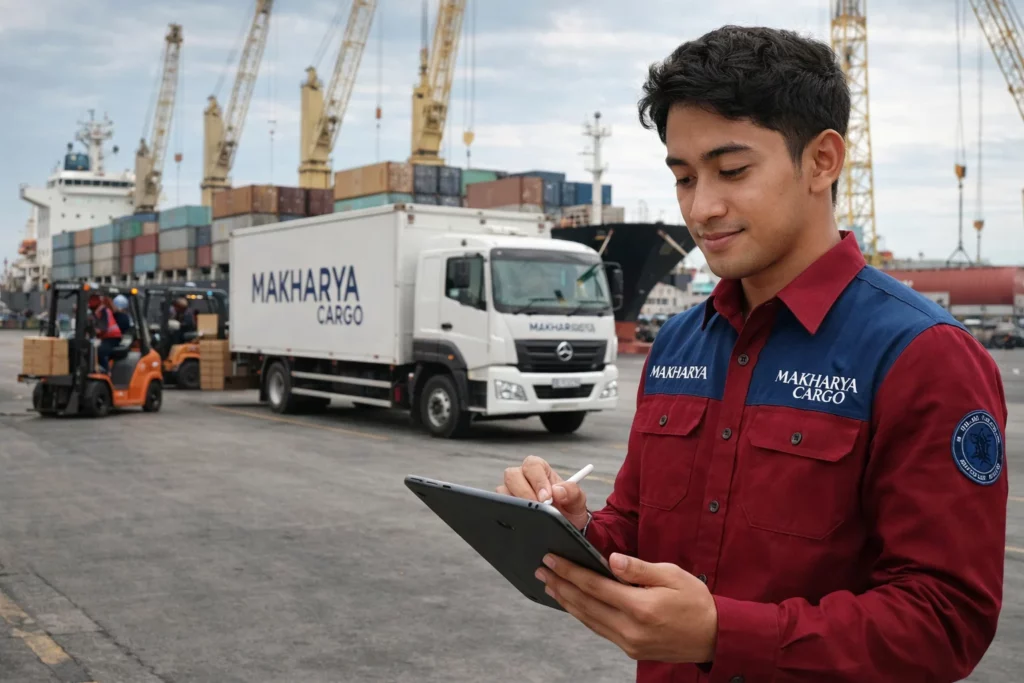 cek barang pengiriman ke bone