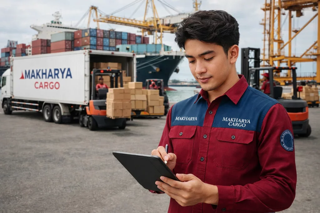 jasa pengiriman barang ekspedisi semarang bantaeng bersama makharya cargo