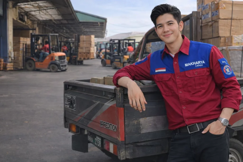 pengiriman material proyek ke Bolaang Mongondow