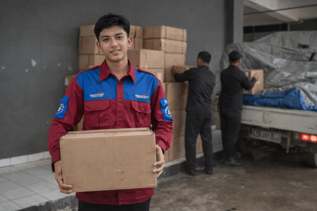 proses pengiriman barang dari ekspedisi semarang murung pudak