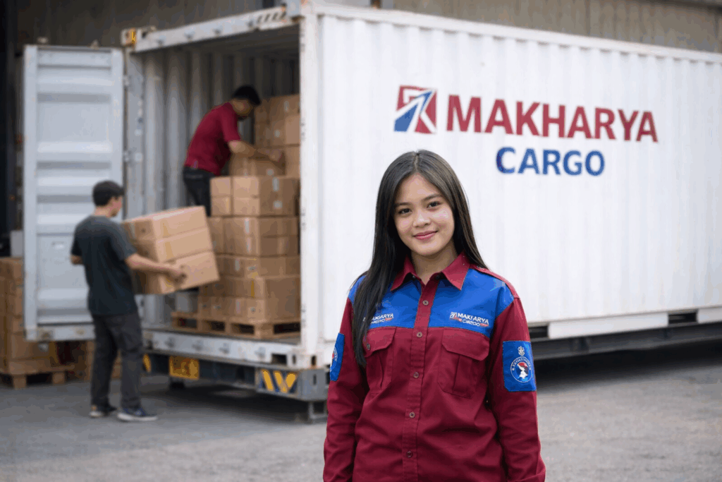 proses pemberangkatan barang dari ekspedisi semarang binjai