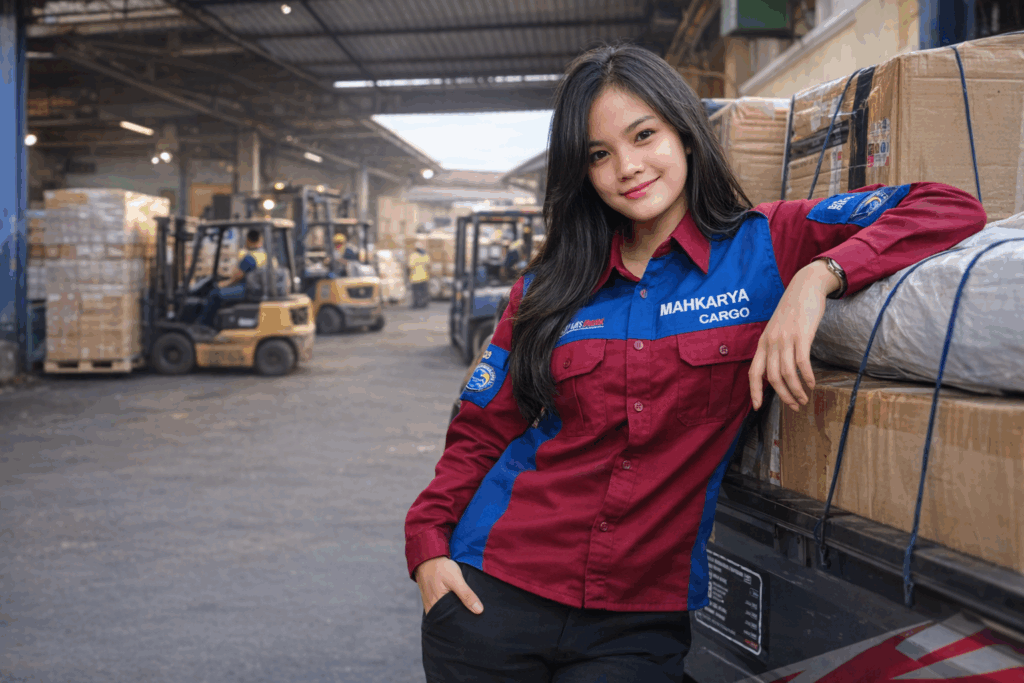 pemberangkatan barang dari ekspedisi semarang pontianak bersama makharya cargo
