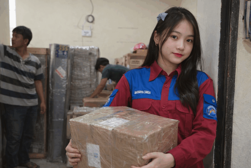 pengecekan barang yang siap antar dari ekspedisi semarang sangkulirang