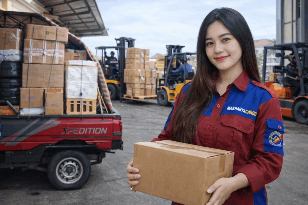 pemberangkatan barang dari ekspedisi semarang kuala kapuas via udara