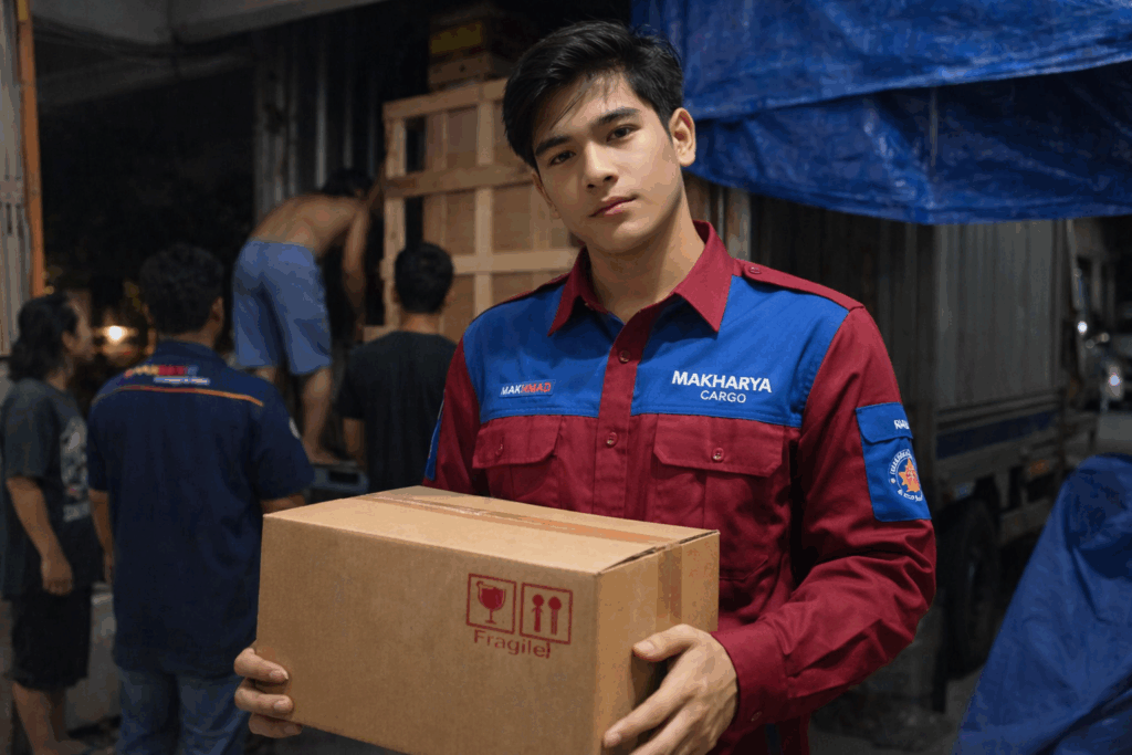 barang yang siap diantar dari ekspedisi semarang merauke via darat
