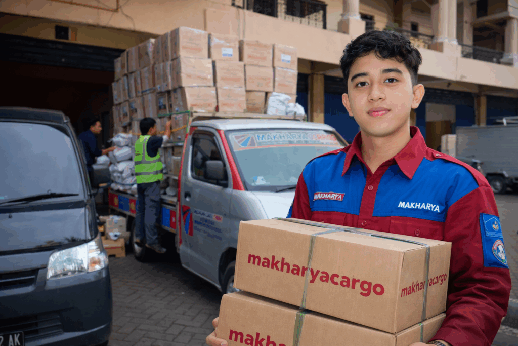 pemberangkatan barang dari ekspedisi semarang kuala tanjung-asahan