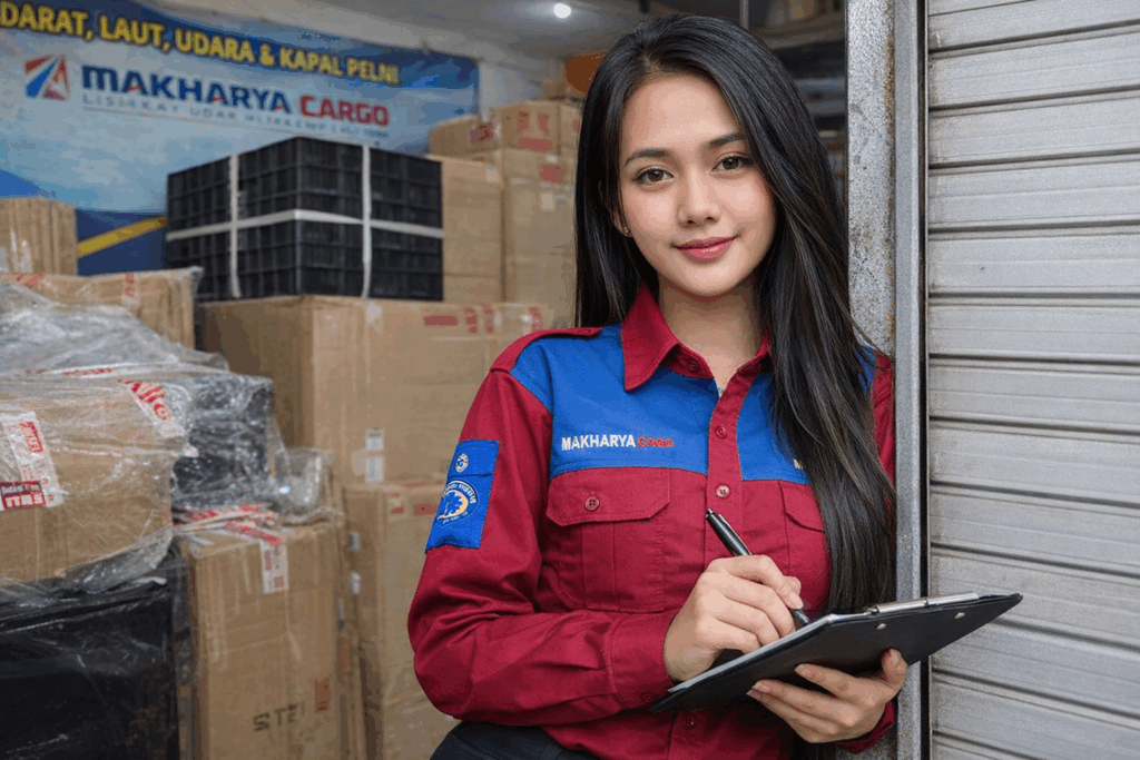 pencacatan barang siap diantar dari ekspedisi semarang sorong bersama makharya cargo